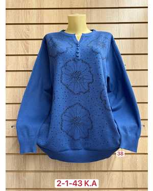 СВИТЕР ТКАНЬ 80% COTTON, 20% ELASTANE