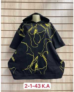 КОФТА ТКАНЬ 70% COTTON, 25% POLYESTER, 5% SPANDEX