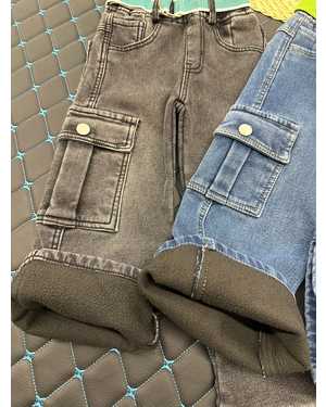 ДЖИНСЫ ТКАНЬ ДЖИНСОВАЯ ТКАНЬ С ФЛИСОВЫМ НАЧЁСОМ