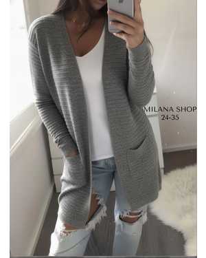 КАРДИГАН ТКАНЬ ТРИКОТАЖ