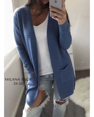 КАРДИГАН ТКАНЬ ТРИКОТАЖ