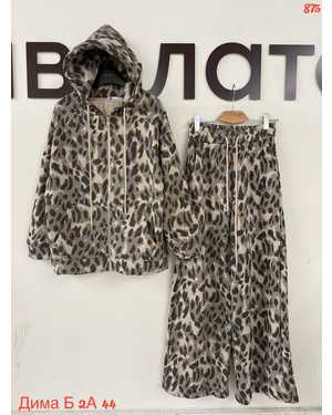 ЖЕНСКИЙ КОСТЮМ ТКАНЬ МЕХ