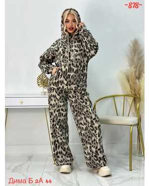 ЖЕНСКИЙ КОСТЮМ ТКАНЬ МЕХ