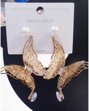 Женские Серьги крупные длинные