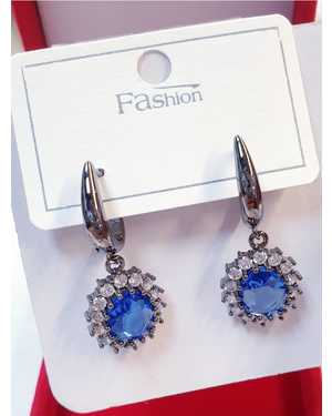 Женские Серьги с камнем