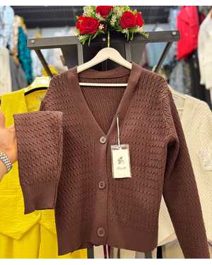 КАРДИГАН ТКАНЬ КАШЕМИР ВЯЗАННЫЙ
