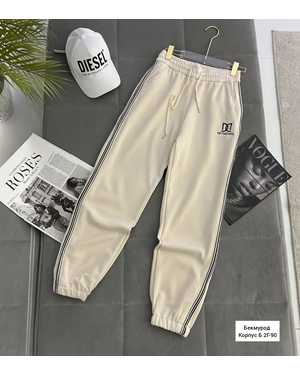 БРЮКИ В РАЗМЕР ТКАНЬ ТРЁХНИТКА ТРИКОТАЖ