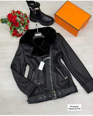 КУРТОЧКА В РАЗМЕР ТКАНЬ КОЖА С МЕХОМ