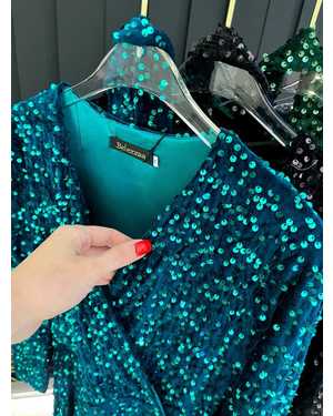 ПЛАТЬЕ В РАЗМЕР ТКАНЬ БАРХАТ+ПАЙЕТКА