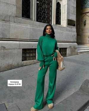 КОСТЮМ В РАЗМЕР ТКАНЬ ТРИКОТАЖ КАШЕМИРОВЫЙ В РУБЧИК