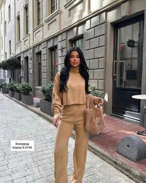 КОСТЮМ В РАЗМЕР ТКАНЬ ТРИКОТАЖ КАШЕМИРОВЫЙ В РУБЧИК