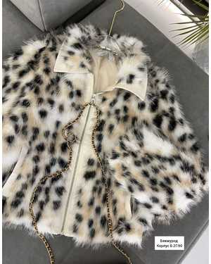 КУРТОЧКА В РАЗМЕР ТКАНЬ КОЖА С МЕХОМ