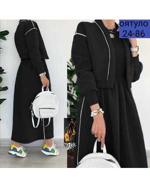 ЖЕНСКИЙ КОСТЮМ ДВОЙКА ТКАНЬ ДВУНИТ НА ФЛИСЕ