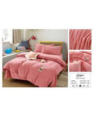 Комплект постельного белья с готовым одеялом от фирмы CANDIE’S. Ткань : Велюр(возможно замена на похожее)