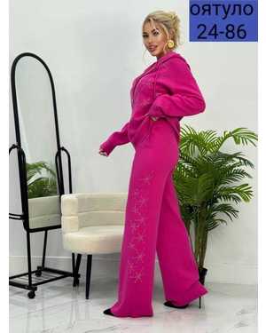 ЖЕНСКИЙ КОСТЮМ ДВОЙКА ТКАНЬ КАШЕМИР С СТРАЗАМИ