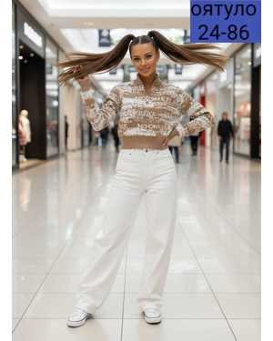 СВИТЕР-ТУНИКА ТКАНЬ МАШИННАЯ ВЯЗКА