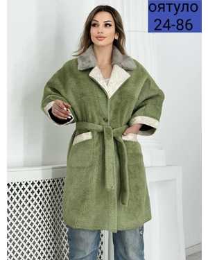 ДУБЛЁНКА ОВЕРСАЙЗ ТКАНЬ ДУБЛЕНКА, СО ВСТАВКАМИ ЗМЕИНЫЙ КОЖИ