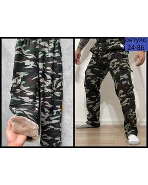 ШТАНЫ ТКАНЬ С МЕХОМ