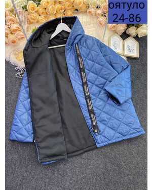 КУРТКА ТКАНЬ СТЕГАНКА, НАПОЛНИТЕЛЬ ХОЛЛОФАЙБЕР