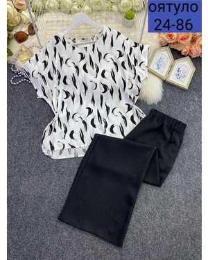 ЖЕНСКИЙ КОСТЮМ ДВОЙКА ТКАНЬ САНТА БАРБА