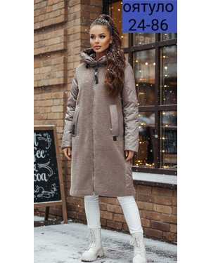 КУРТКА ТКАНЬ СИНТЕПОН С БАРАНА НАТУРАЛЬНЫЙ