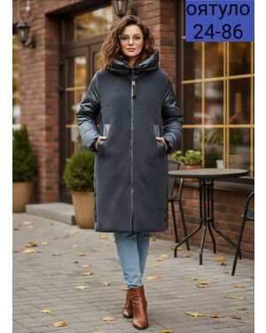 КУРТКА ТКАНЬ СИНТЕПОН С БАРАНА НАТУРАЛЬНЫЙ