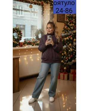 СВИТЕР ТКАНЬ ВЯЗАНЫЙ