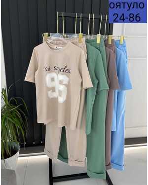 ЖЕНСКИЙ КОСТЮМ ДВОЙКА ТКАНЬ ДВУХНИТКА