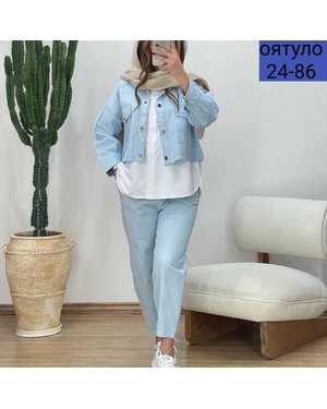 ЖЕНСКИЙ КОСТЮМ ТРОЙКА ТКАНЬ ХЕБЕ ФУТБОЛКА ЛАЙТ