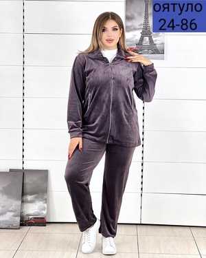 ЖЕНСКИЙ КОСТЮМ ТКАНЬ ВЕЛЮР