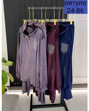 ЖЕНСКИЙ КОСТЮМ ТКАНЬ ВЕЛЮР