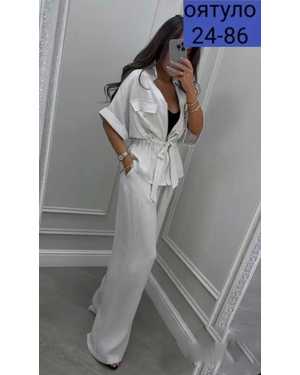 ЖЕНСКИЙ КОСТЮМ ДВОЙКА ТКАНЬ СИНГАПУР (ЖАТКА)