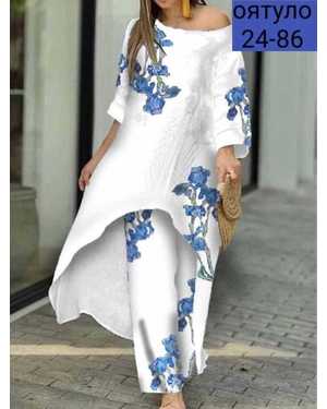 ЖЕНСКИЙ КОСТЮМ ДВОЙКА ТКАНЬ СИНГАПУР + СУБЛИМАЦИЯ