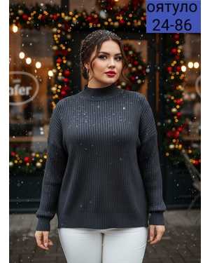 СВИТЕР ТКАНЬ ТЁПЛЫЙ ЛАПША ВЯЗАНЫЕ