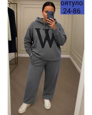 ЖЕНСКИЙ КОСТЮМ ДВОЙКА ТКАНЬ ВЯЗАНАЯ КАШЕМИР ТЁПЛИ