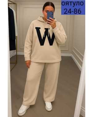 ЖЕНСКИЙ КОСТЮМ ДВОЙКА ТКАНЬ ВЯЗАНАЯ КАШЕМИР ТЁПЛИ