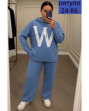 ЖЕНСКИЙ КОСТЮМ ДВОЙКА ТКАНЬ ВЯЗАНАЯ КАШЕМИР ТЁПЛИ