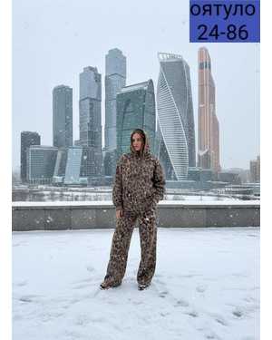 ЖЕНСКИЙ КОСТЮМ ДВОЙКА ТКАНЬ ФЛИС С НАЧЁСОМ