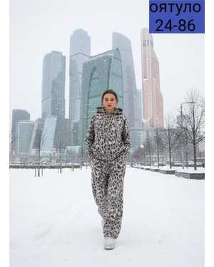 ЖЕНСКИЙ КОСТЮМ ДВОЙКА ТКАНЬ ФЛИС С НАЧЁСОМ