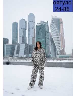 ЖЕНСКИЙ КОСТЮМ ДВОЙКА ТКАНЬ ФЛИС С НАЧЁСОМ