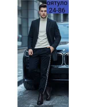 ШТАНЫ ТКАНЬ ФЛИС С НАЧЁСОМ