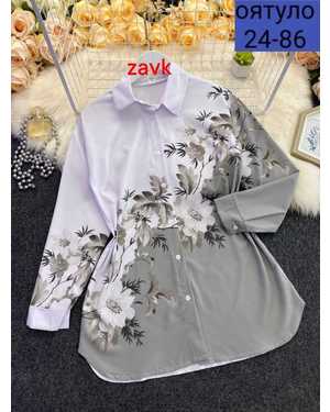 БЛУЗКА ТКАНЬ ЛАЙТ СУБЛИМАЦИЯ