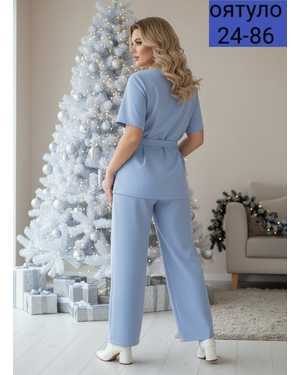 ЖЕНСКИЙ КОСТЮМ ДВОЙКА ТКАНЬ БАРБИ