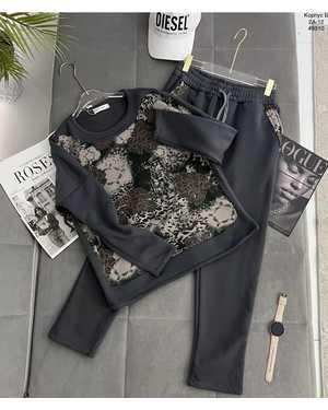 Женский костюм Двойка на флисе Премиальное Качество Фабричный Пошив