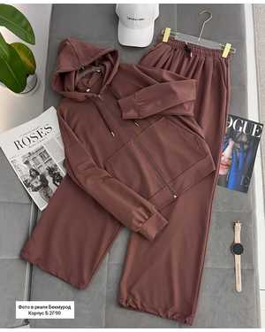 ЖЕНСКИЙ КОСТЮМ ДВОЙКА ТКАНЬ ДВУХНИТКА