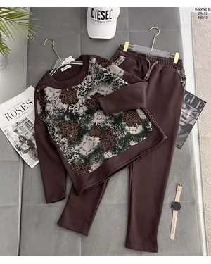 Женский костюм Двойка на флисе Премиальное Качество Фабричный Пошив