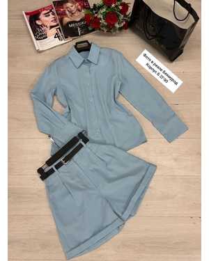 ЖЕНСКИЙ КОСТЮМ ДВОЙКА В РАЗМЕР ТКАНЬ ЛЕН