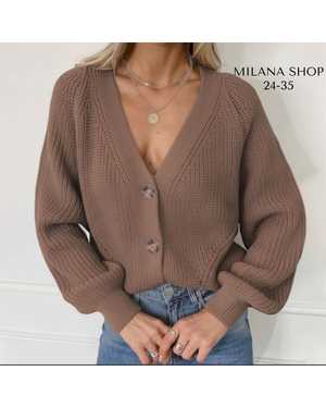 КАРДИГАН ТКАНЬ ВЯЗАНЫЙ