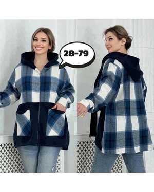 КОФТА В РАЗМЕР ТКАНЬ ДРАП И ФЛИС