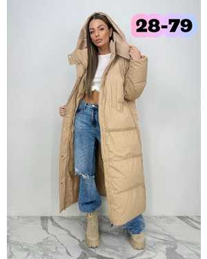 КУРТКА УДЛИНЕННАЯ В РАЗМЕР ТКАНЬ ХОЛОФАЙБЕР